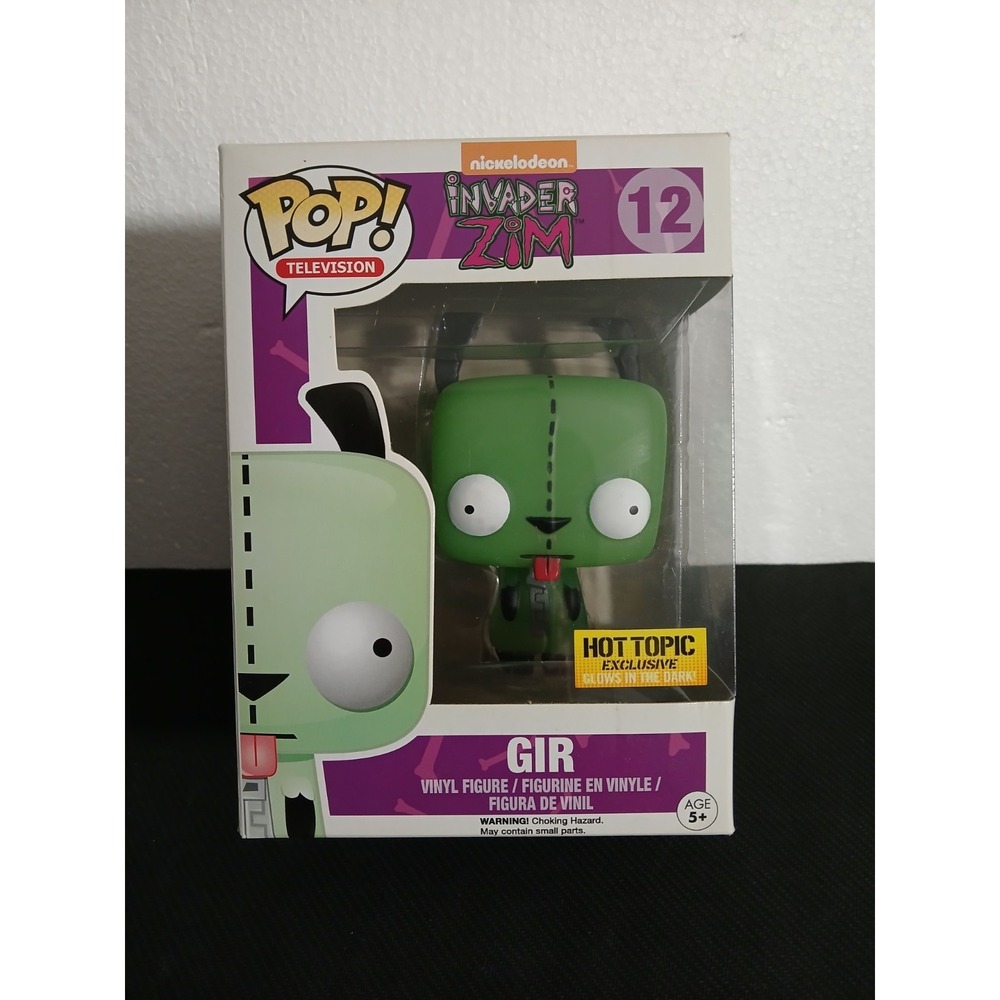Funko Pop! Animation Invader Zim GIR Glows in the Dark #12 Vinyl Figure